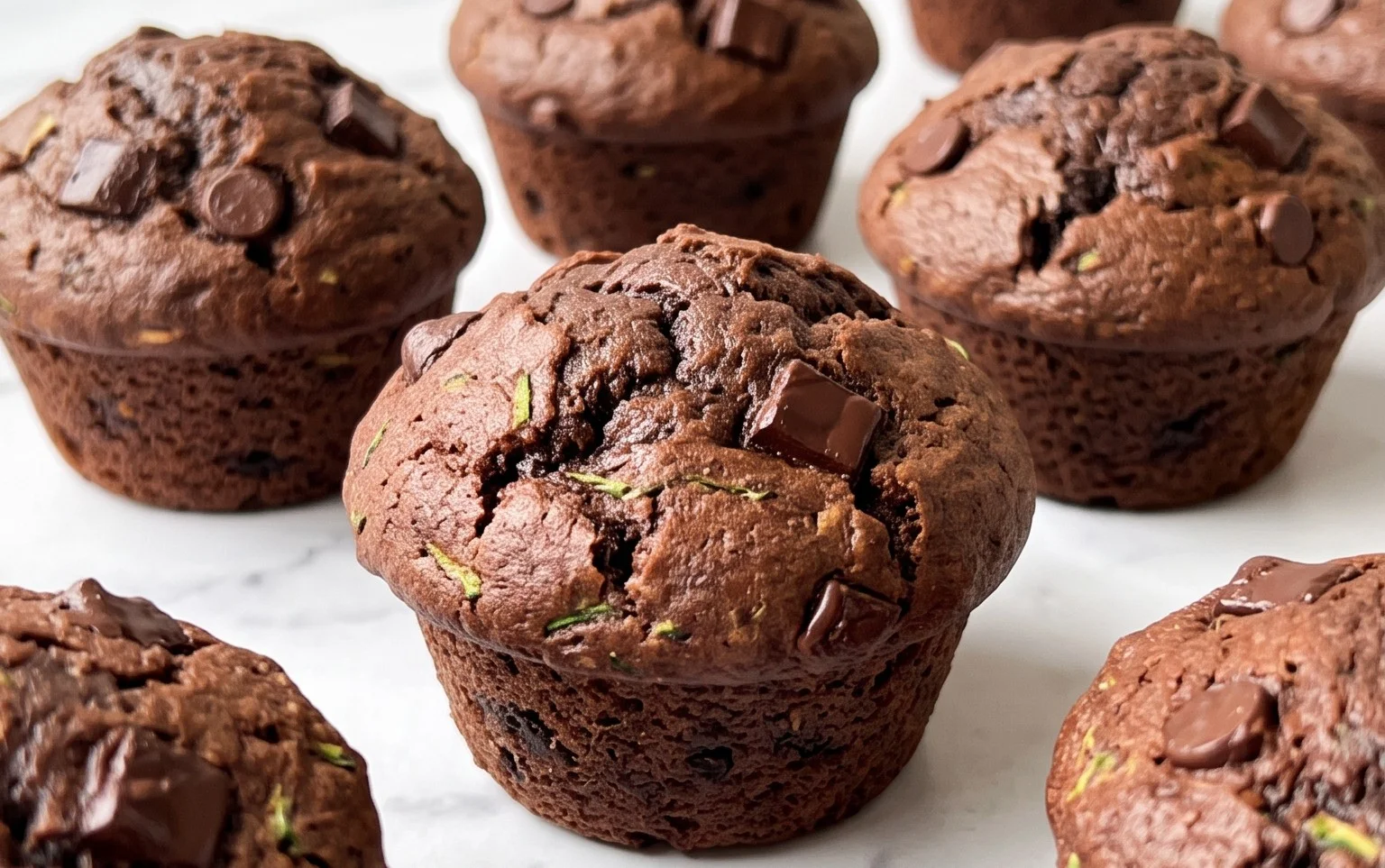 Chocolate Zucchini Muffins